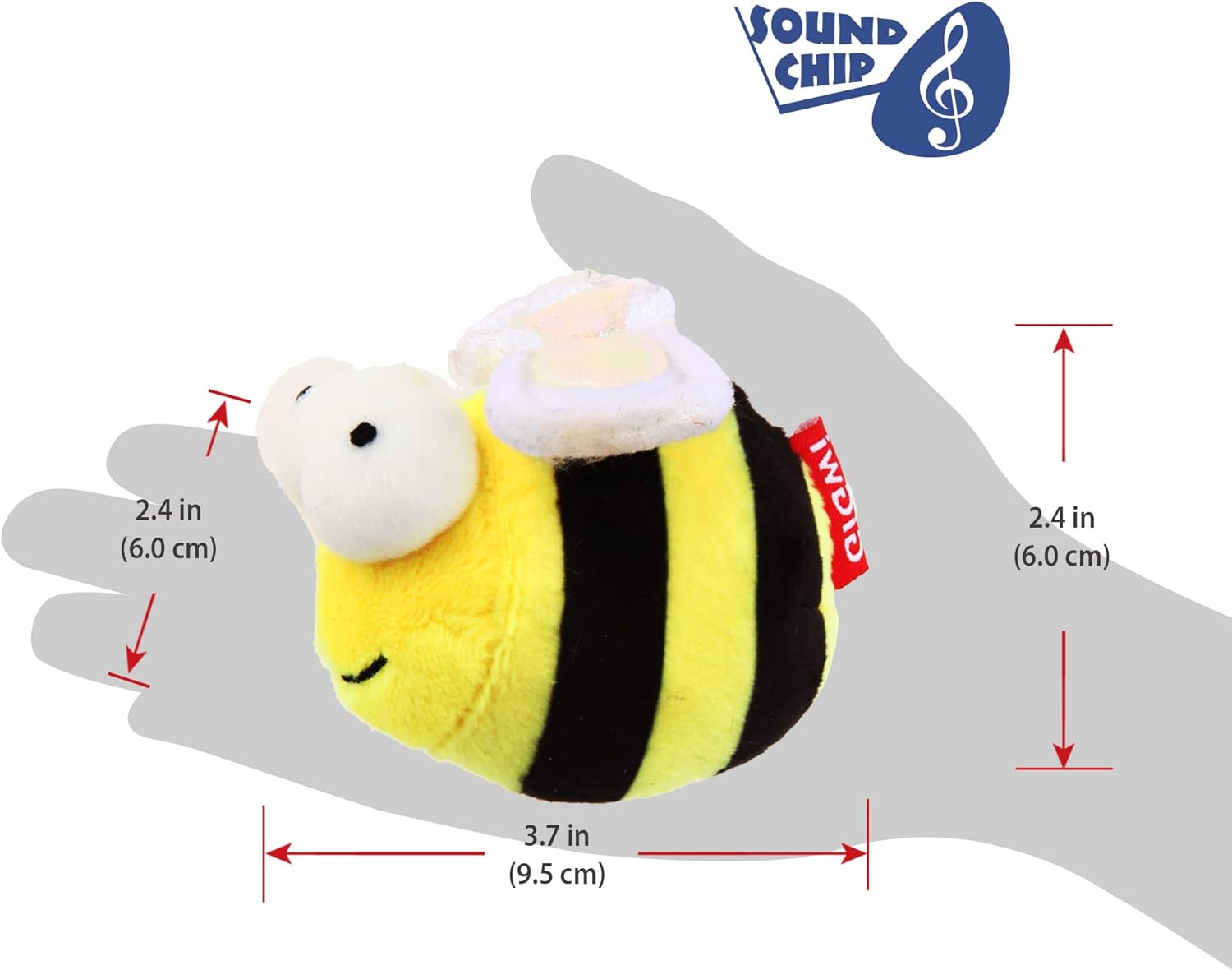 KFX-6058813 Interactive Squeaking Cat Toy in Bee Shape for Engaging Playtime and Boredom Relief