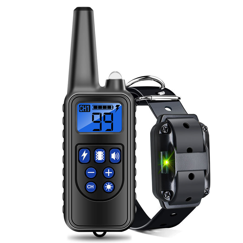 KFX-6060605 Electric Shock and Vibration Training Collar for Dogs - Adjustable Remote Control Options