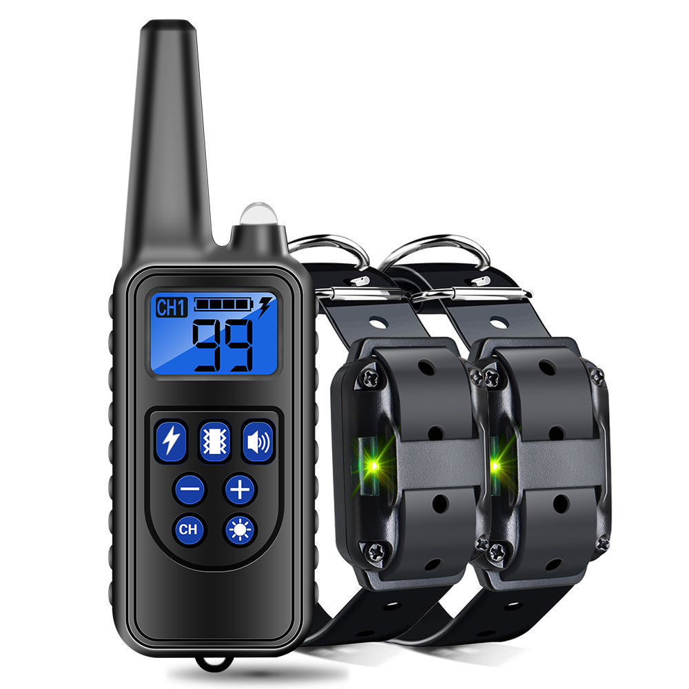 KFX-6060605 Electric Shock and Vibration Training Collar for Dogs - Adjustable Remote Control Options