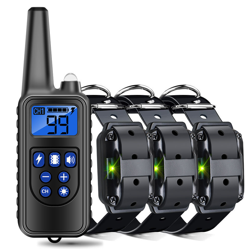 KFX-6060605 Electric Shock and Vibration Training Collar for Dogs - Adjustable Remote Control Options