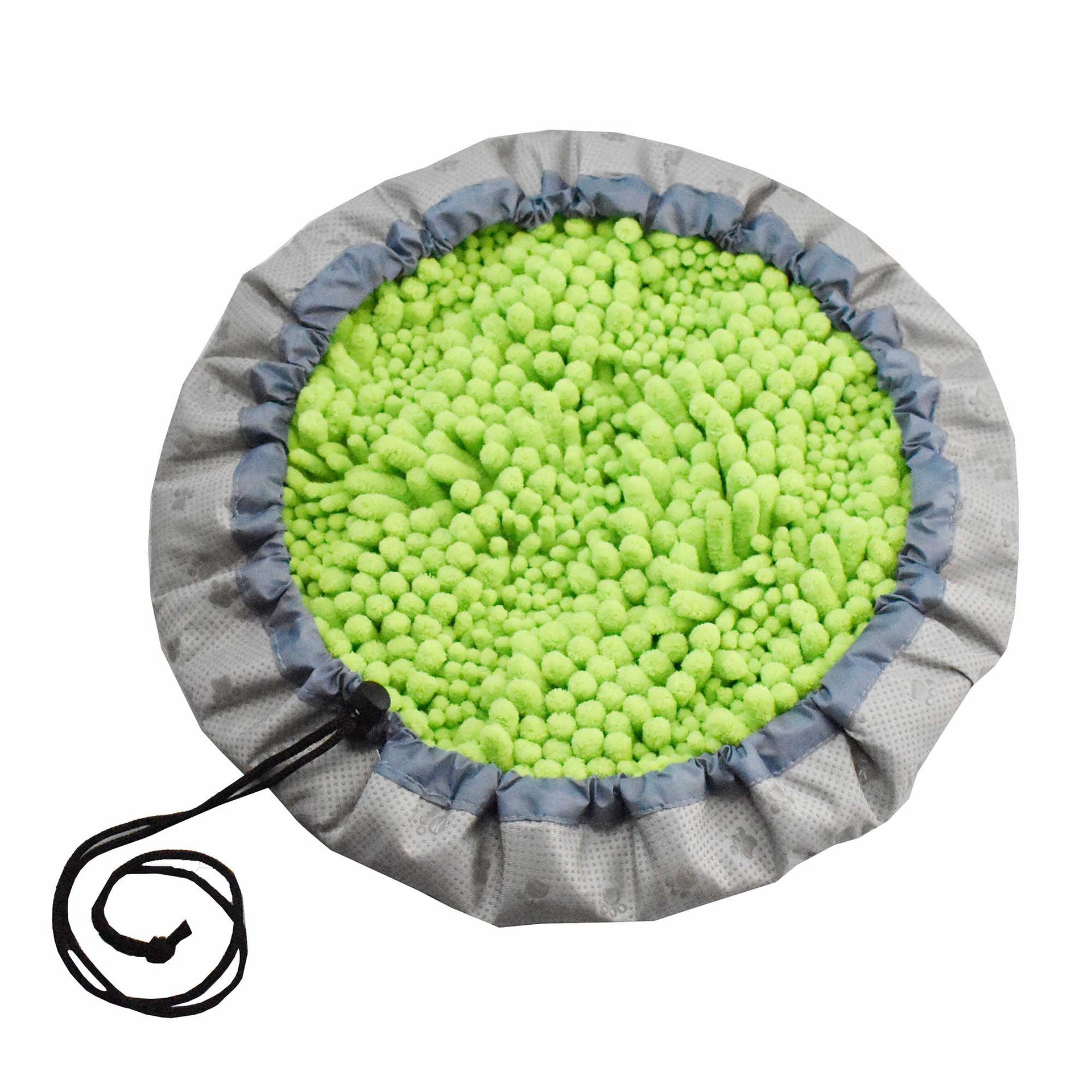 KFX-6061117 Pet Olfactory Training Blanket - Sniffing Pad Made of Polyester, 32x22x3cm in Blue, Green, and Gray