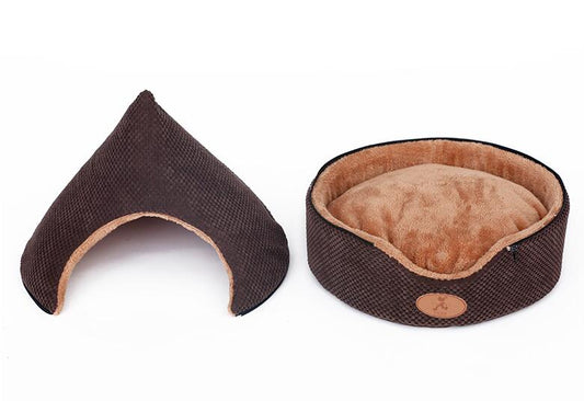 KFX-6066749 Cozy Pet Nest Cat Litter Yurt - Available in Small, Medium, Large Sizes