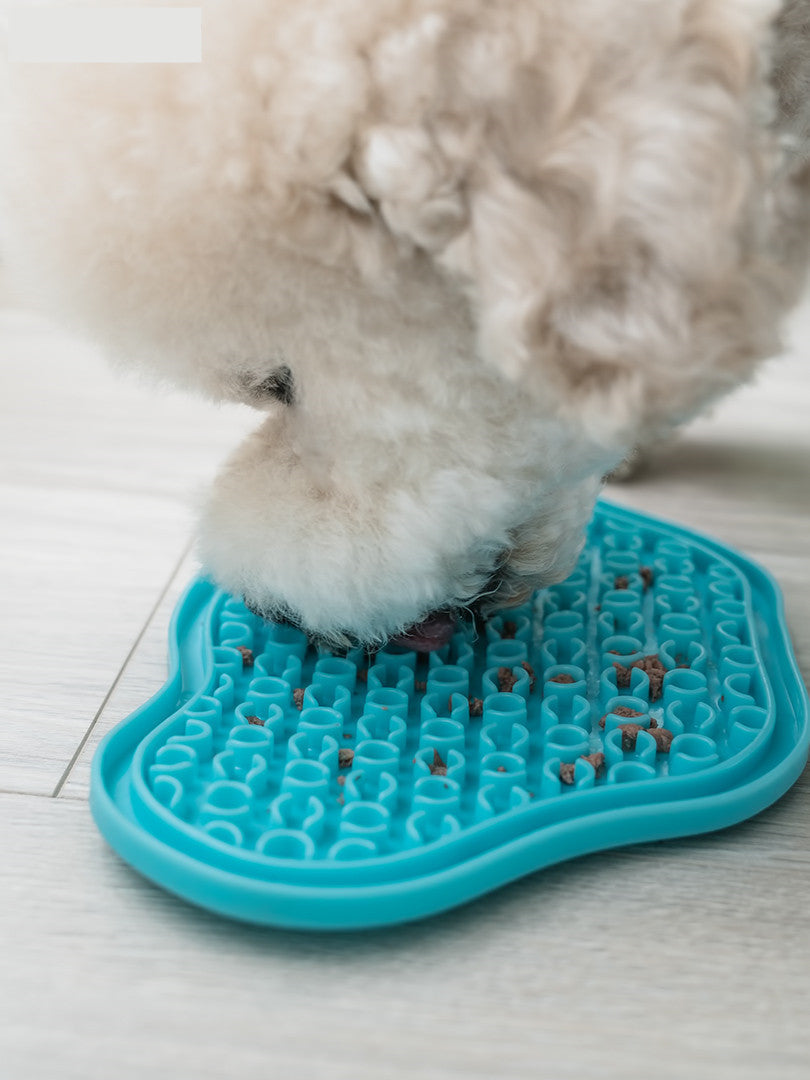KFX-6067901 Silicone Bowl Mat for Dogs and Cats to Reduce Separation Anxiety