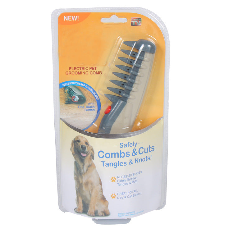 KFX-6068669 Cat Comb for Efficient Hair Removal – Plastic Cleaning Tool for Dogs