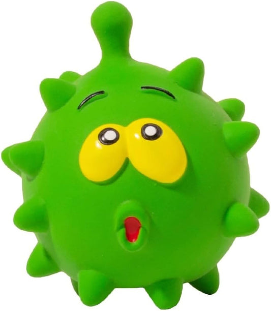 KFX-6070333 Natural Latex Dog Squeaky Ball Set for All Sizes - Interactive Chew Toys with Dental Benefits for Pets