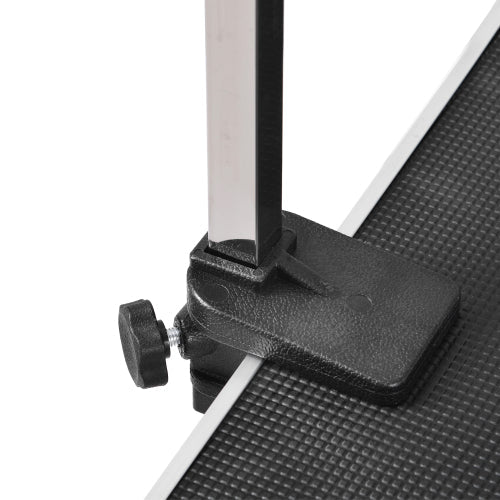 KFX-6070717 36 Inch Adjustable Portable Dog Grooming Table with Non-Slip Surface and Heavy-Duty Steel Frame