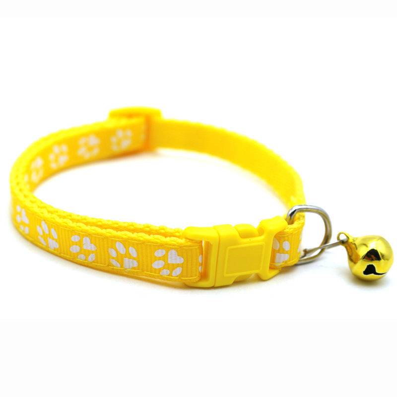 KFX-6070845 Adjustable Anti-Bite Collar with Copper Bell for Small Dogs and Cats