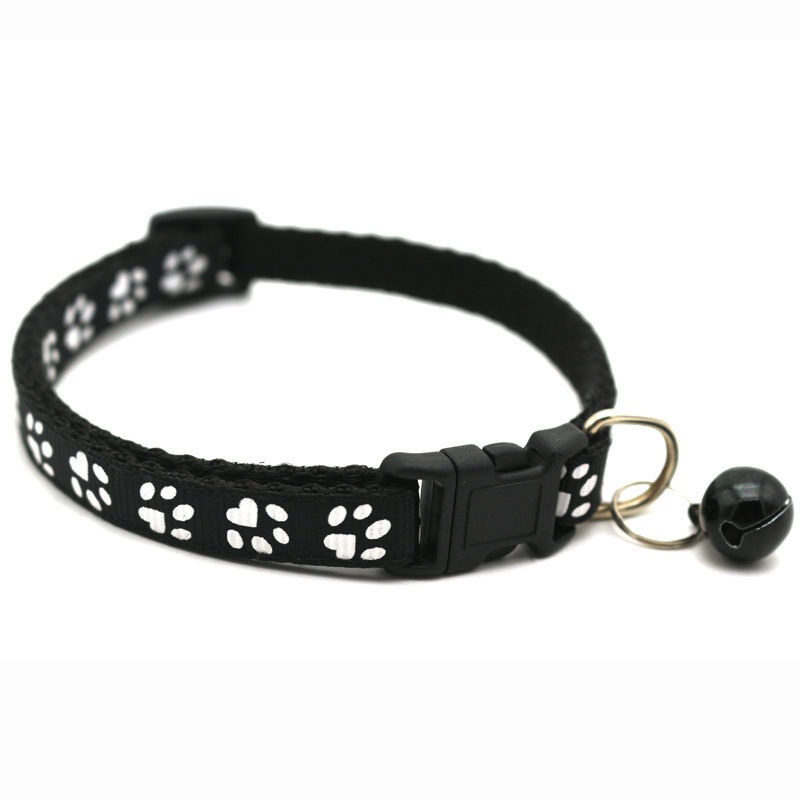 KFX-6070845 Adjustable Anti-Bite Collar with Copper Bell for Small Dogs and Cats