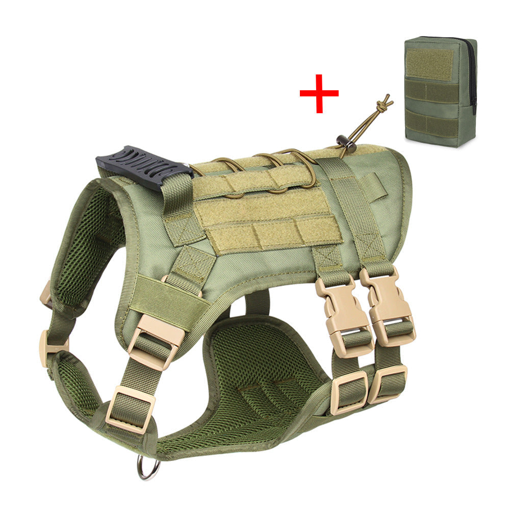 KFX-6072125 Tactical Pet Chest and Back Vest with Adjustable Straps and Multiple Colors