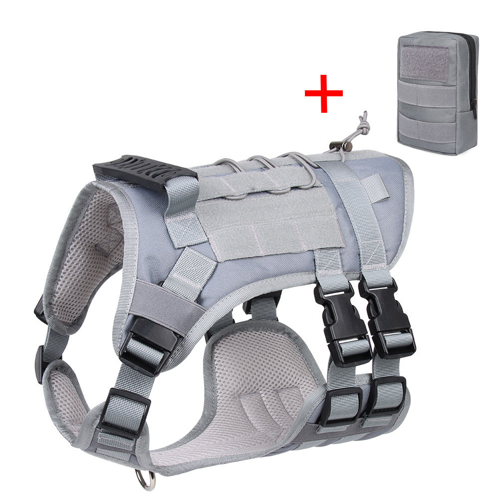 KFX-6072125 Tactical Pet Chest and Back Vest with Adjustable Straps and Multiple Colors