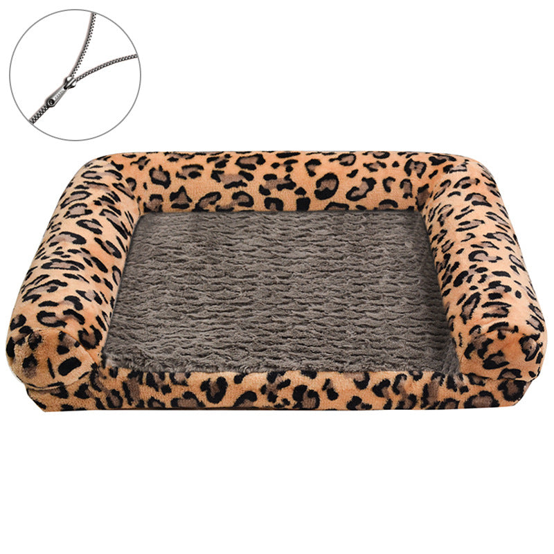 KFX-6072893 Removable and Washable Cartoon Footprint Pet Sofa for Dogs
