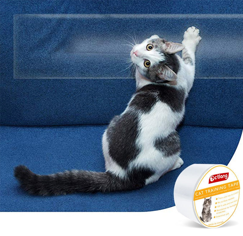 KFX-6073021 Sofa Protection Tape - Anti-Scratch Stickers for Cats, Available in Multiple Sizes