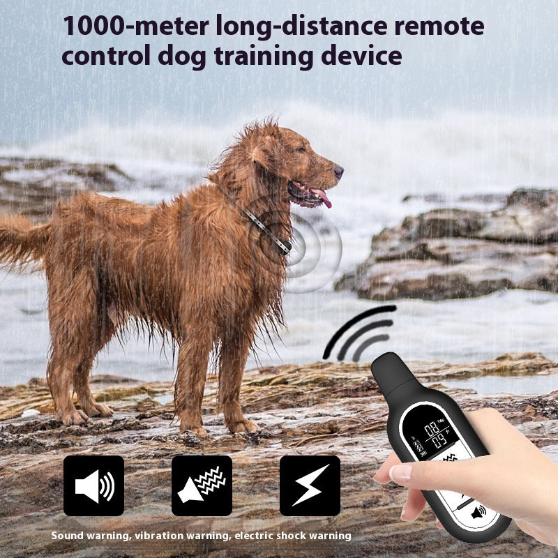 KFX-6073661 Waterproof Remote Control Dog Trainer with Nylon and TPU Collars