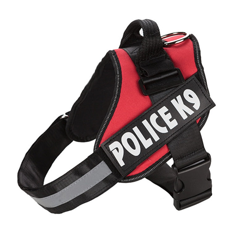 KFX-6077885 K9 Explosion-Proof Oxford Cloth Dog Harness with Adjustable Chest Strap