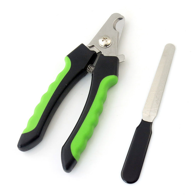 KFX-6080189 Pet Hair Removal Grooming Comb and Nail Clippers Kit for Cats and Dogs