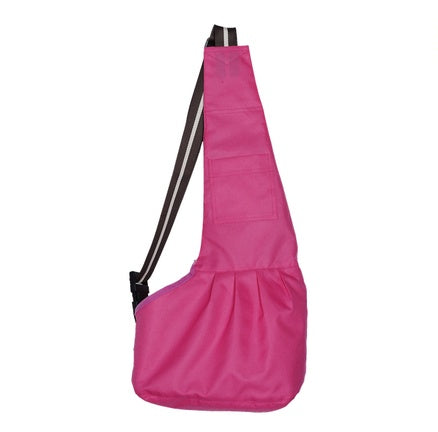 KFX-6080829 Portable Oxford Travel Shoulder Bag for Small to Medium Pets - Comfortable Cross-Body Design