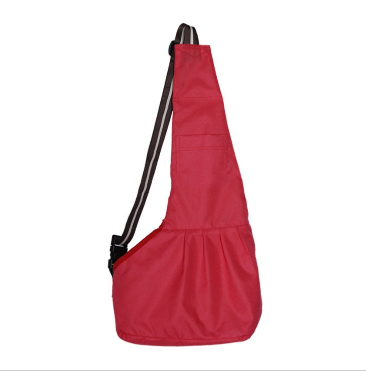 KFX-6080829 Portable Oxford Travel Shoulder Bag for Small to Medium Pets - Comfortable Cross-Body Design