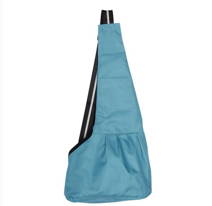 KFX-6080829 Portable Oxford Travel Shoulder Bag for Small to Medium Pets - Comfortable Cross-Body Design