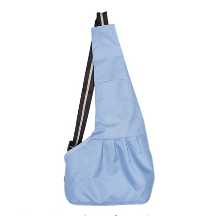 KFX-6080829 Portable Oxford Travel Shoulder Bag for Small to Medium Pets - Comfortable Cross-Body Design