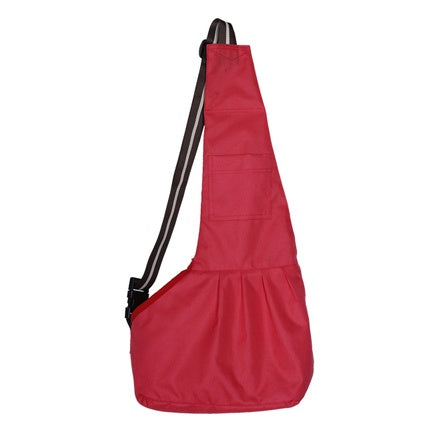 KFX-6080829 Portable Oxford Travel Shoulder Bag for Small to Medium Pets - Comfortable Cross-Body Design