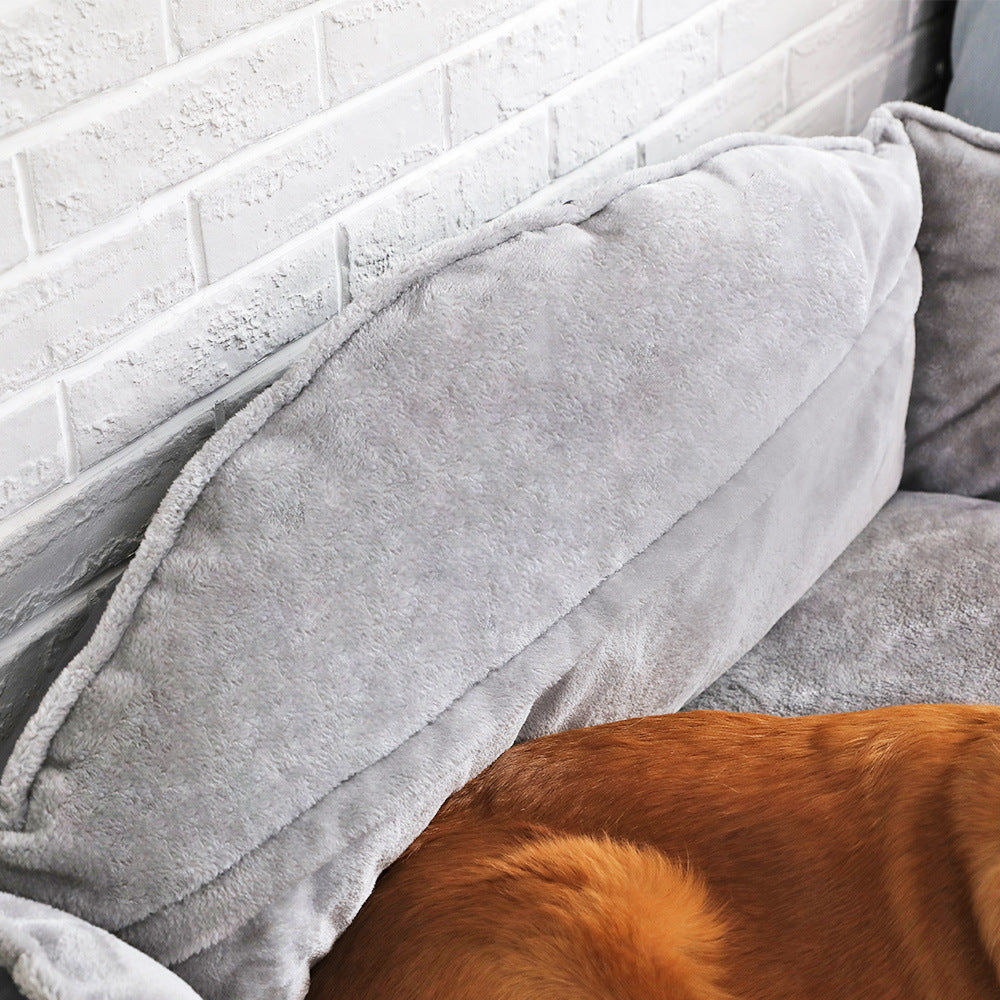 KFX-6082621 Cozy Polyester Dog Sofa Bed - Multiple Sizes Available