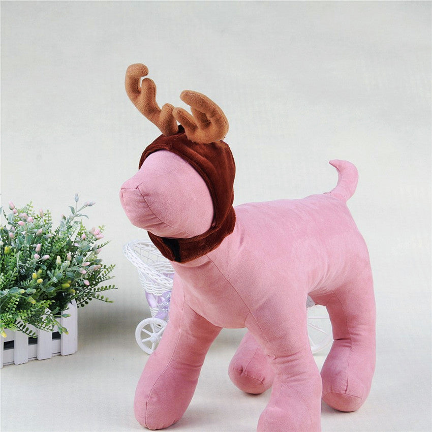 KFX-6089149 Plush Christmas Antlers for Dogs and Cats - Neck Size 23cm