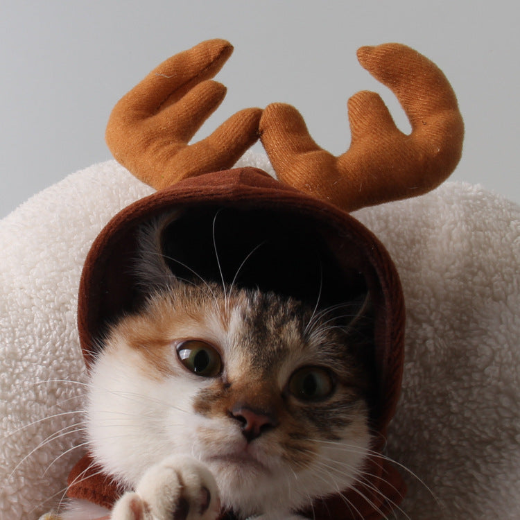 KFX-6089149 Plush Christmas Antlers for Dogs and Cats - Neck Size 23cm