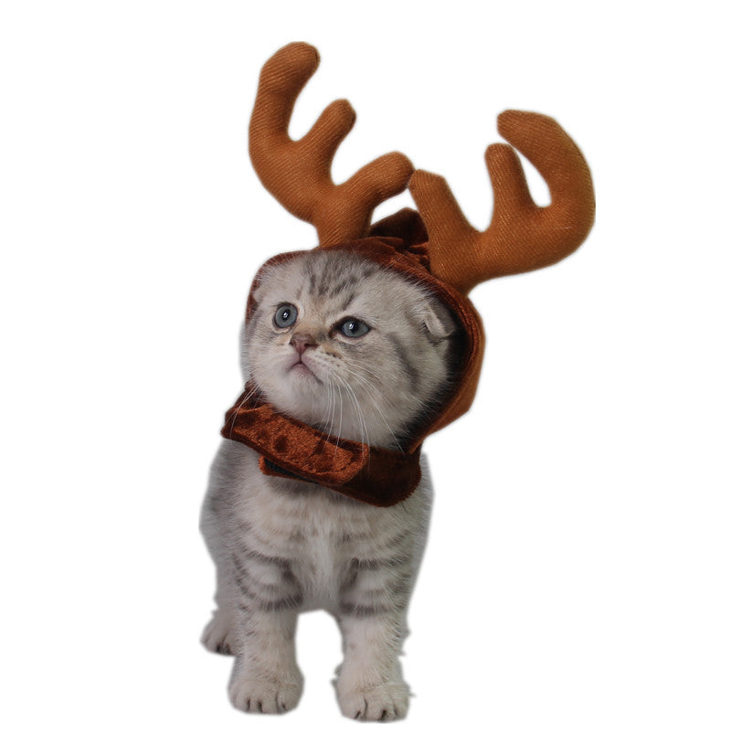 KFX-6089149 Plush Christmas Antlers for Dogs and Cats - Neck Size 23cm
