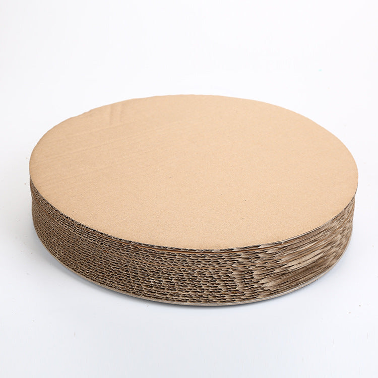 KFX-6090301 Corrugated Cat Scratch Board with Built-in Bell – Durable Eco-Friendly Design for Claw Grinding and Cozy Napping