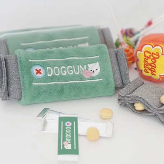 KFX-6090941 Plush Chewing Gum Nibble Toy for Slow Eating Fun