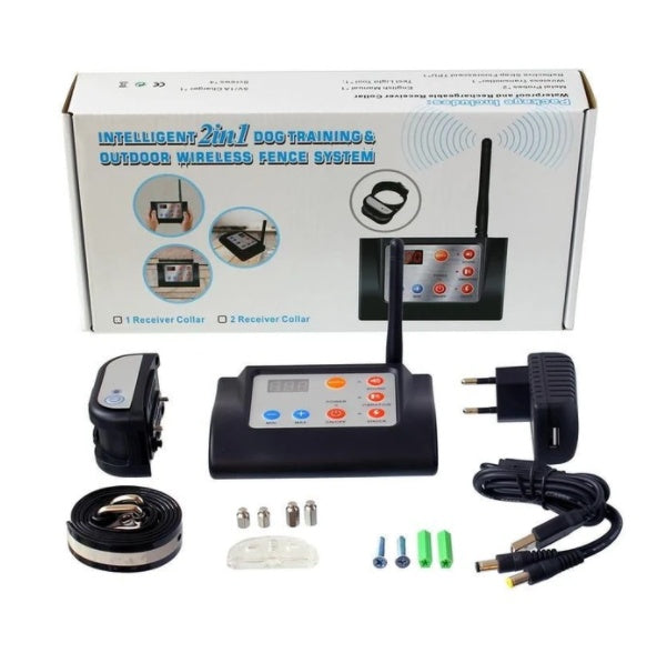 KFX-6093373 Wireless Electric Dog Fence System with Collar for Safe Outdoor Training and Boundary Control