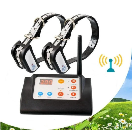 KFX-6093373 Wireless Electric Dog Fence System with Collar for Safe Outdoor Training and Boundary Control
