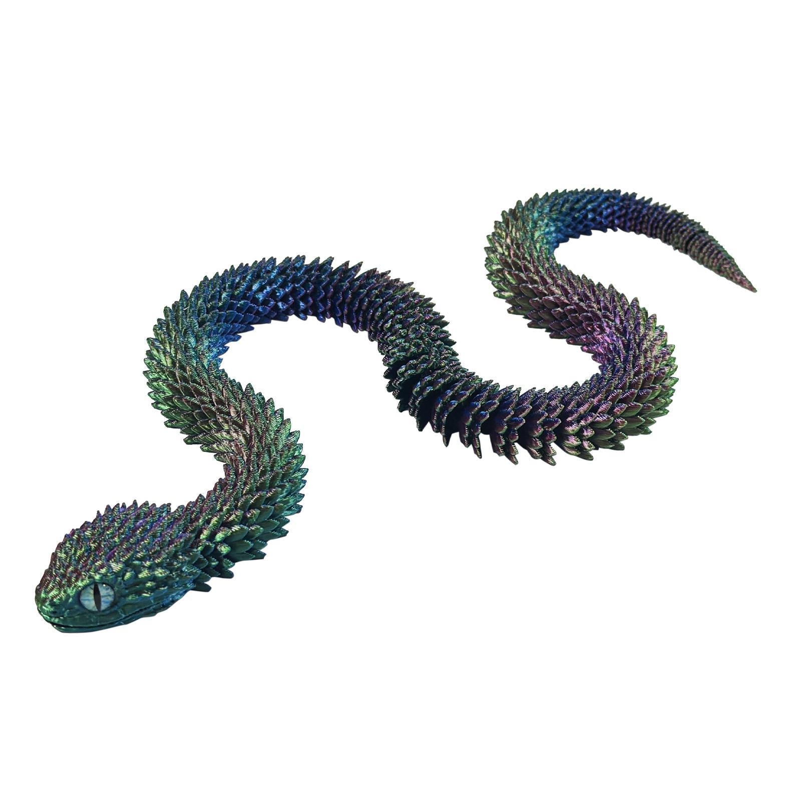 KFX-6094909 Creative Snake-Shaped High-Fidelity Ornament for Living Room and Study Decor