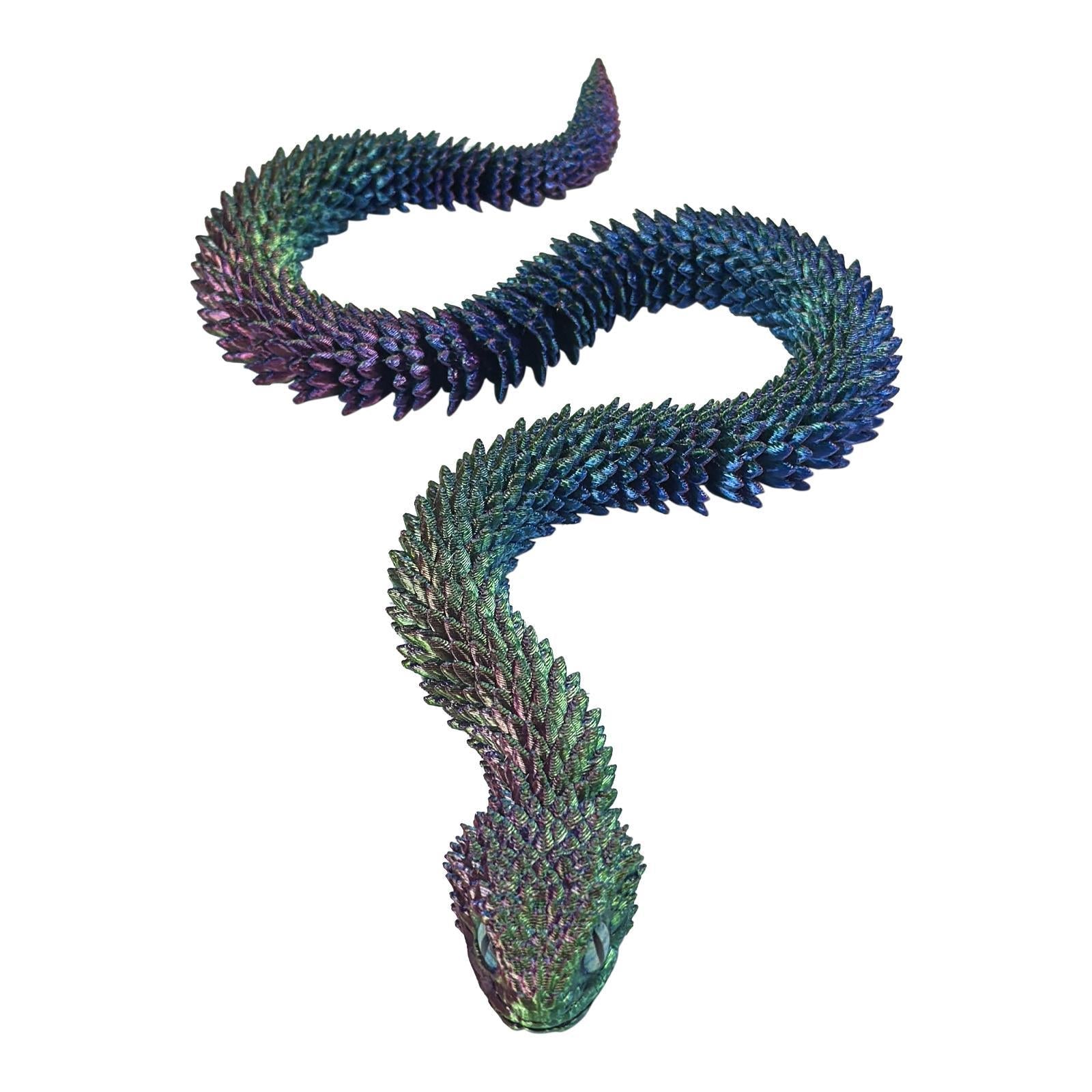 KFX-6094909 Creative Snake-Shaped High-Fidelity Ornament for Living Room and Study Decor