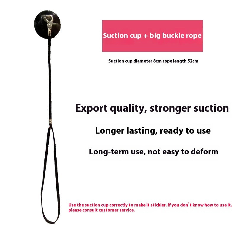 KFX-6099645 Pet Bath Steel Wire Rope with Suction Cup – Single and Double Options Available