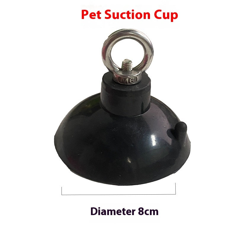 KFX-6099645 Pet Bath Steel Wire Rope with Suction Cup – Single and Double Options Available