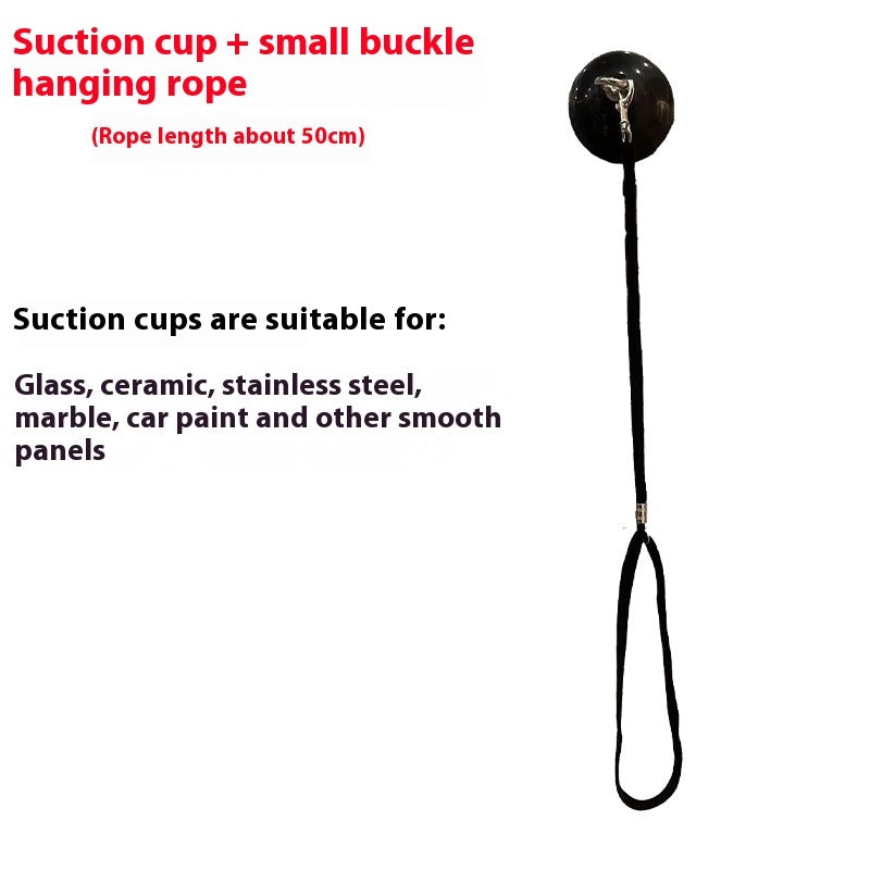 KFX-6099645 Pet Bath Steel Wire Rope with Suction Cup – Single and Double Options Available