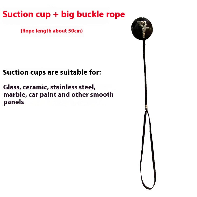 KFX-6099645 Pet Bath Steel Wire Rope with Suction Cup – Single and Double Options Available