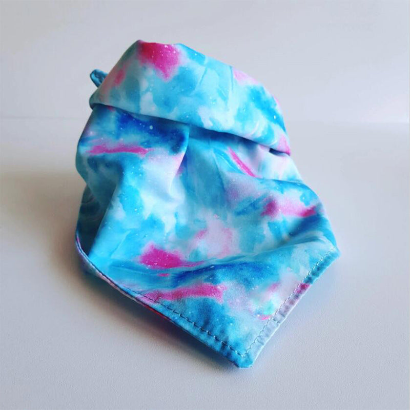 KFX-6103229 Double Printed Cotton Triangle Scarf for Dogs - Available in Three Sizes