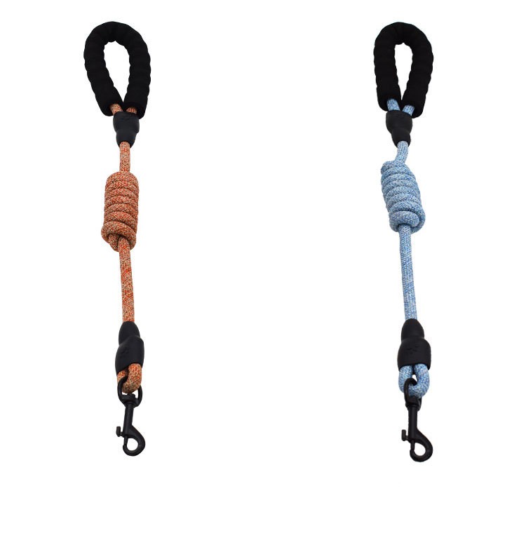 KFX-6104893 Linen Nylon Round Rope Pet Traction Set with Adjustable Chest Strap, Multiple Color Options