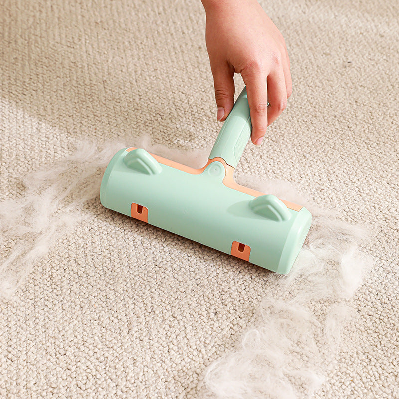 KFX-6107197 Cat Hair Removal Brush for Effective Pet Fur Cleanup - Available in Mint Green and Twilight Gray