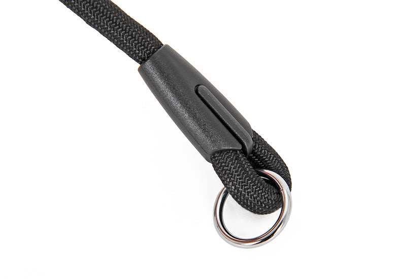 KFX-6113341 Nylon Double-Headed Dog Collar in Black - Adjustable Size S, M, L