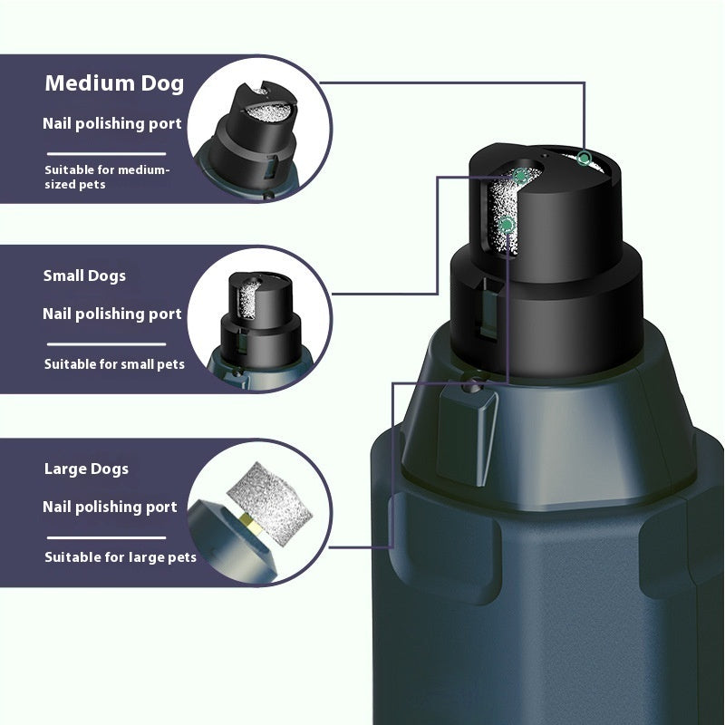 KFX-6115133 Automatic 6-Speed Nail Piercing Device with LED Light and Low Noise Operation