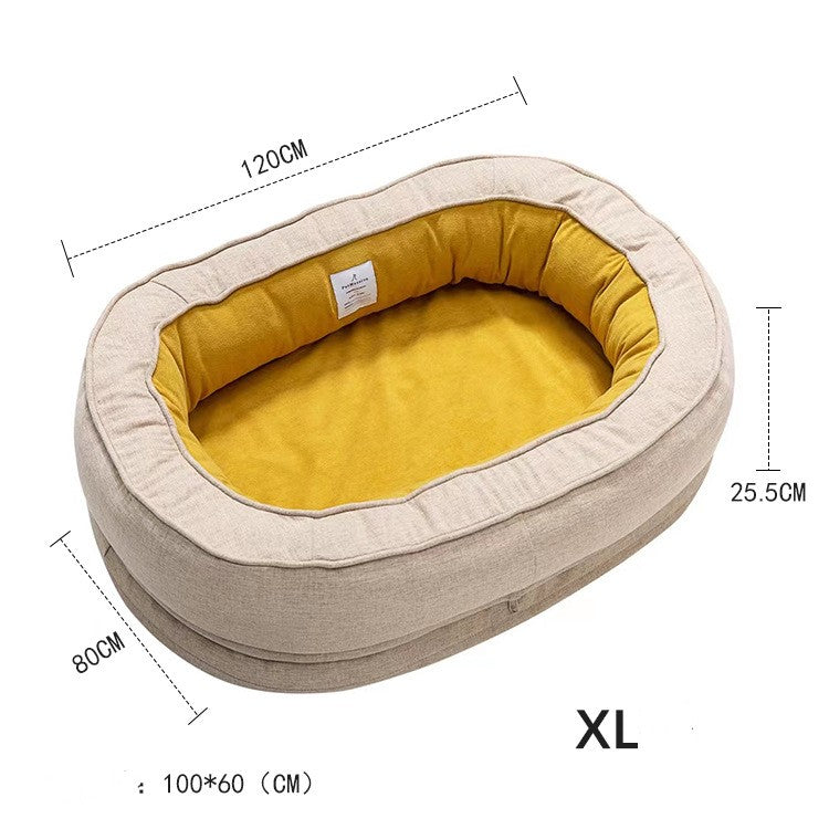 KFX-6115389 Warm Removable Waterproof Pet Litter Mat for Dogs and Cats - Available in Multiple Sizes