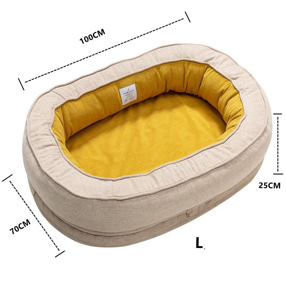 KFX-6115389 Warm Removable Waterproof Pet Litter Mat for Dogs and Cats - Available in Multiple Sizes