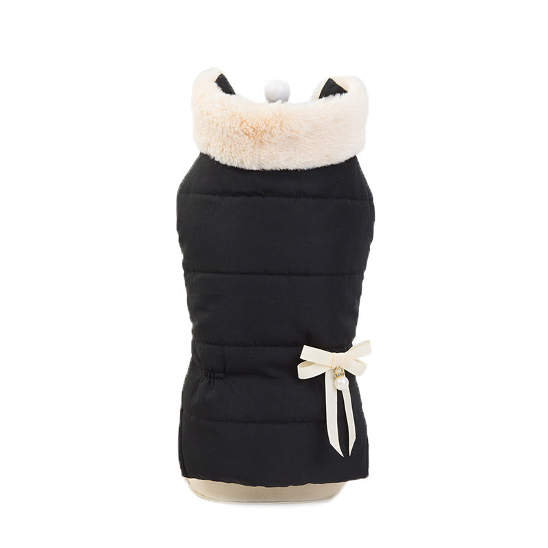 KFX-6115517 Stylish Cotton Pet Clothes with Bow - Various Sizes Available