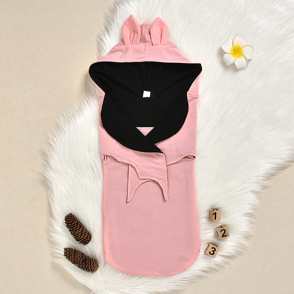 KFX-6119485 Cozy Baby Bat Sleeping Bag - Pure Cotton Quilt, Lightweight and Soft