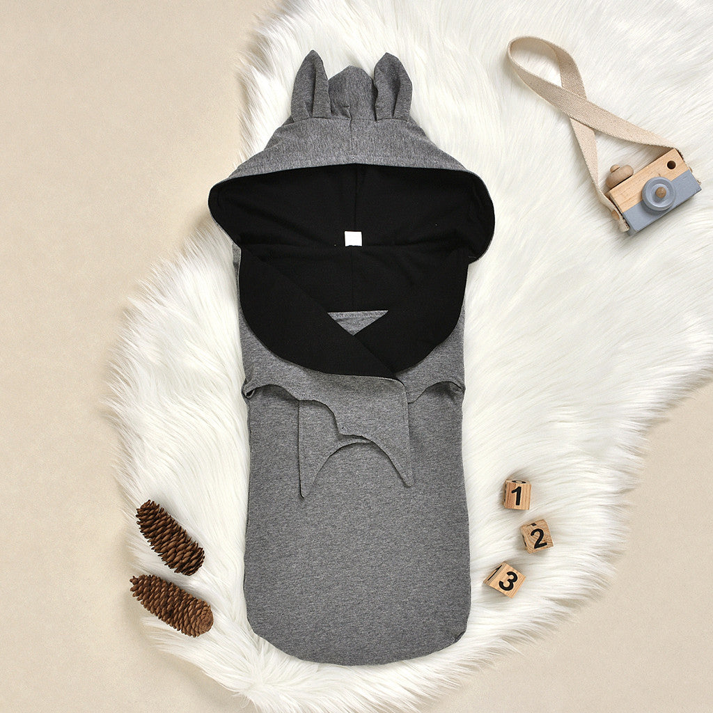 KFX-6119485 Cozy Baby Bat Sleeping Bag - Pure Cotton Quilt, Lightweight and Soft