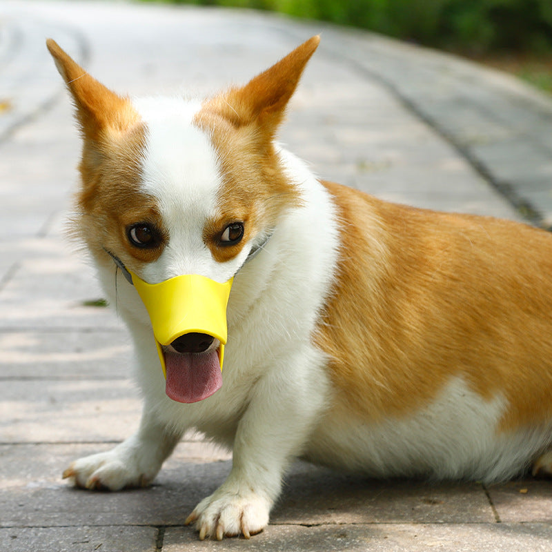 KFX-6120381 Silicone Dog Muzzle Mask for Small and Large Breeds - Anti-Bite & Barking Safety Accessory