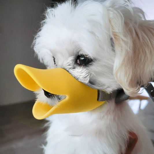 KFX-6120381 Silicone Dog Muzzle Mask for Small and Large Breeds - Anti-Bite & Barking Safety Accessory